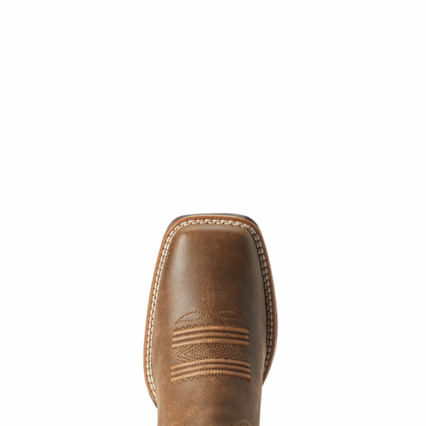 A look at the toe of an Ariat Odessa StretchFit Women's Western Boot.