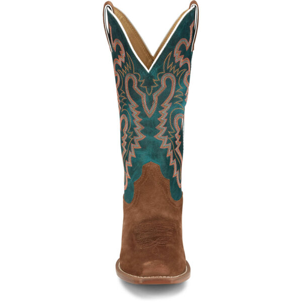 A forward-facing look at Justin Annie Up Sedona Tan Women's Western Boot.