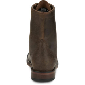 A look at the back and heel of a Justin McKean 7