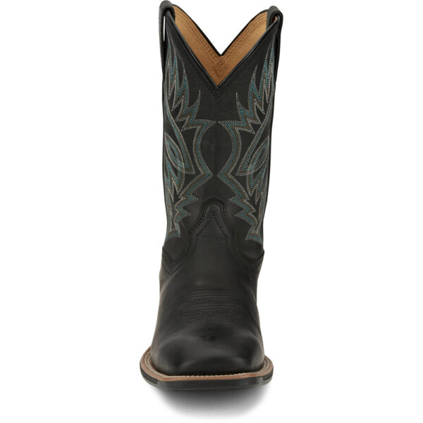 A forward-facing look at Justin Zeke 11" Men's Western Boot.
