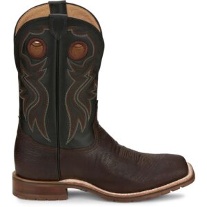 A right profile facing Tony Lama Avalos Cognac 11" Men's Western Boot.