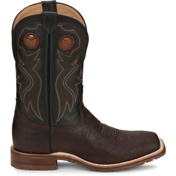 A right profile facing Tony Lama Avalos Cognac 11" Men's Western Boot.