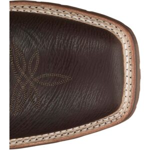 The toe shape of a Tony Lama Avalos Cognac 11