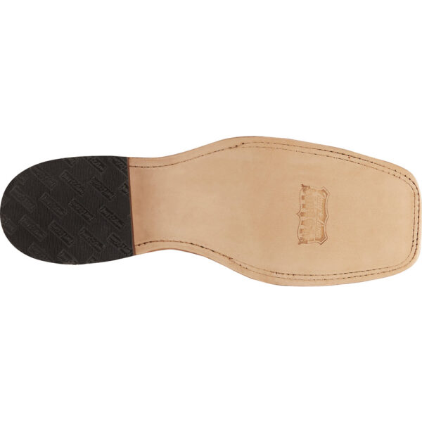 The sole of a Tony Lama Avett 11" Honey Men's Western Boot.