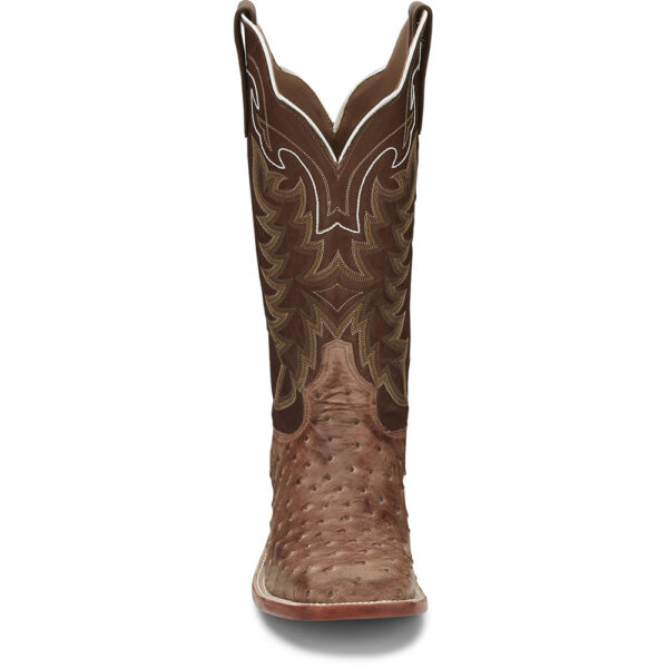 A forward-facing look at Tony Lama Hays Full Quill Ostrich Men's Western Boot.