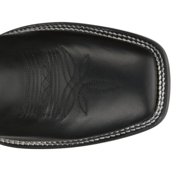 The toe shape of a Tony Lama Lars 11" Dusk Men's Western Boot.