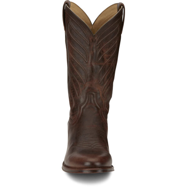 A forward-facing look at Tony Lama Lenado 12" Walnut Men's Western Boot.