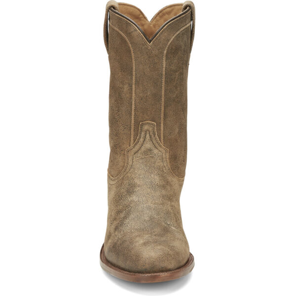 A forward-facing look at Tony Lama Monterey 10" Desert Tan Men's Wellington Boot.