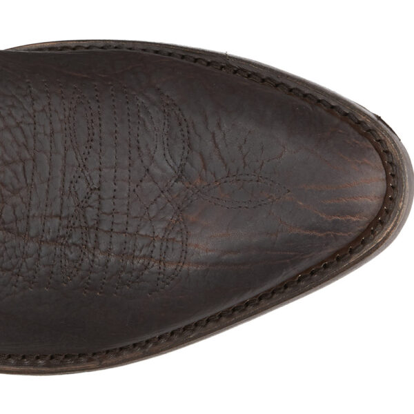 The toe shape of a Tony Lama Stegall 13" Men's Western Boot.