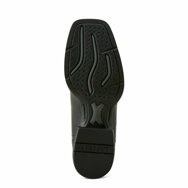 The sole of an Ariat Men's Sport Liberty Antler Cowboy Boot.