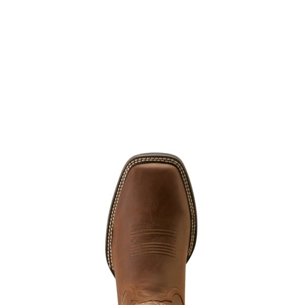 Men's Western Big Rig Distressed Brown Cowboy Boot-10063869 - Image 5