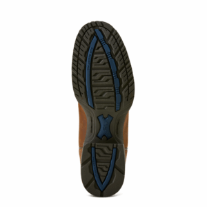 The sole of an Ariat Women's Hybrid Ranchward W Toe Western Boot.