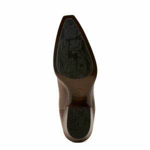 The sole of an Ariat Women's Taytum X Toe Rich Clay Western Boot.