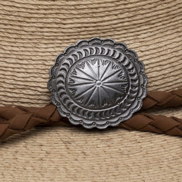 A closeup look at the hatband on a Charlie 1 Horse Lefty Fashion Hat.