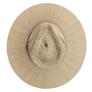 A look at the crown of a Charlie 1 Horse Mexico Shore Fashion Hat.