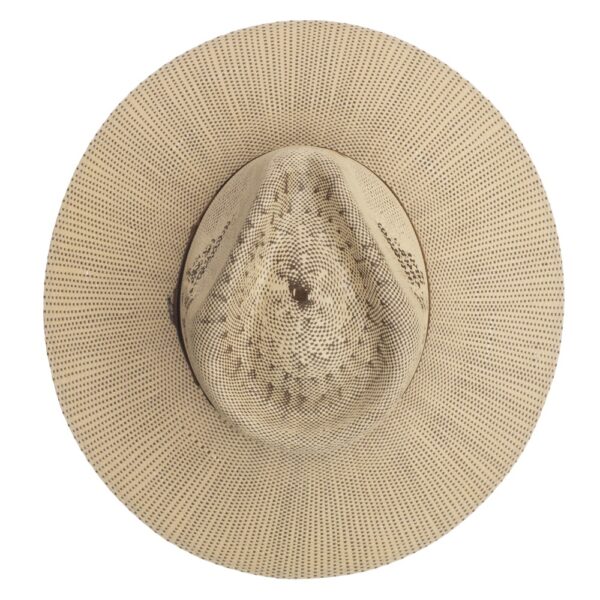 A look at the crown of a Charlie 1 Horse Mexico Shore Fashion Hat.