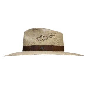 A profile look at the Charlie 1 Horse Mexico Shore Fashion Hat.