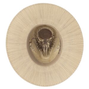 A shot of the underbrim on a Charlie 1 Horse Mexico Shore Fashion Hat.