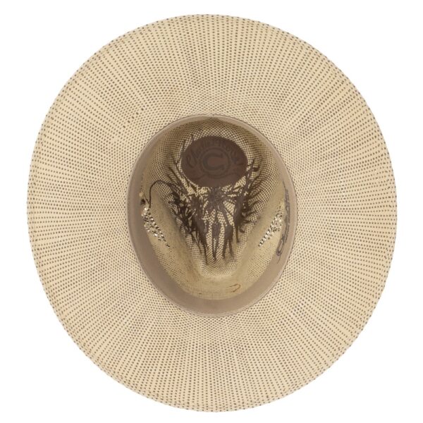 A shot of the underbrim on a Charlie 1 Horse Mexico Shore Fashion Hat.