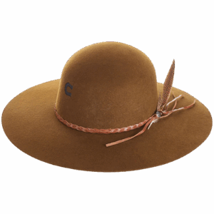 A 3/4 turned Charlie 1 Horse Wanderlust Acorn Fashion Hat.