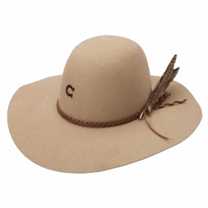 A 3/4 turned Charlie 1 Horse Wanderlust Sand Fashion Hat.