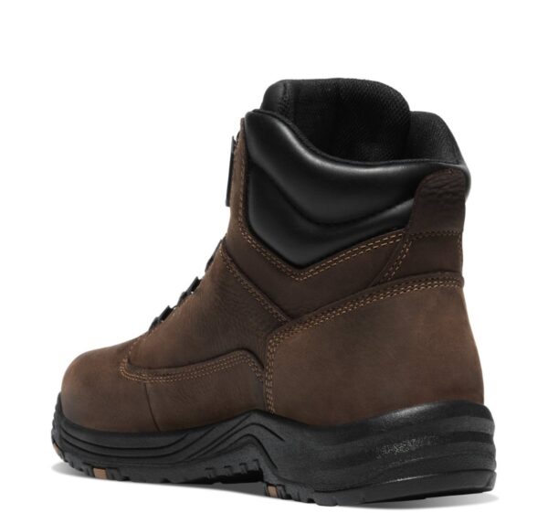 A look at the back and heel of a Danner Men's Caliper BOA Aluminum Toe 6" Work Boot.