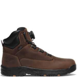A right profile facing Danner Men's Caliper BOA Aluminum Toe 6" Work Boot.