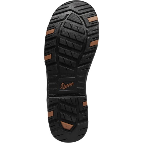 The sole of a Danner Men's Caliper BOA Aluminum Toe 6" Work Boot.