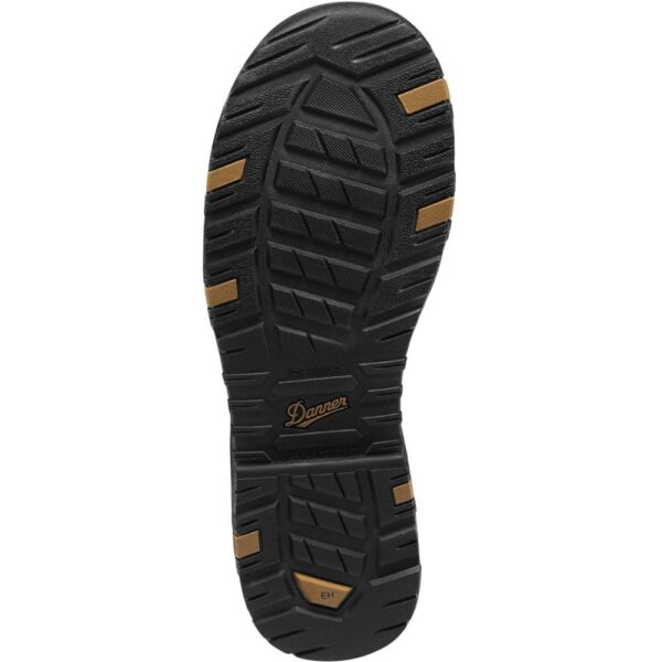 The sole of a Danner Men's Caliper Waterproof Aluminum Toe 6" Work Boot.