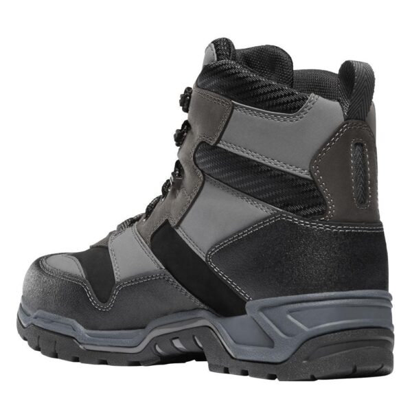 A look at the back and heel of a Danner Men's Field Ranger Waterproof 6" Work Boot.