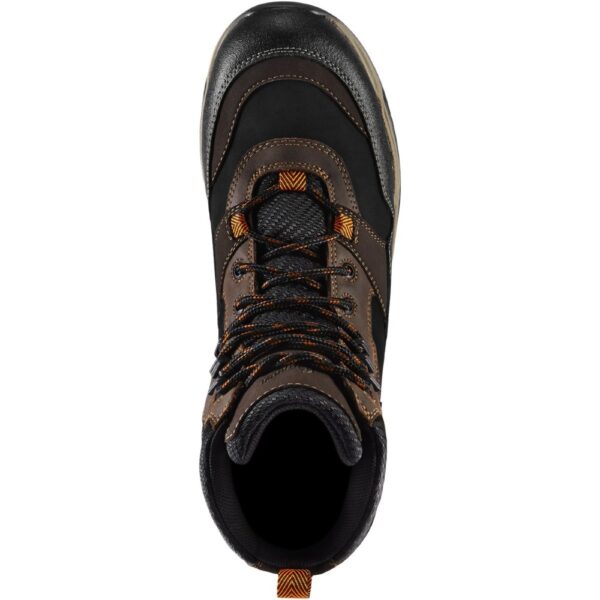 A bird's eye view of a Danner Men's Field Ranger Waterproof Composite Toe 6" Work Boot.