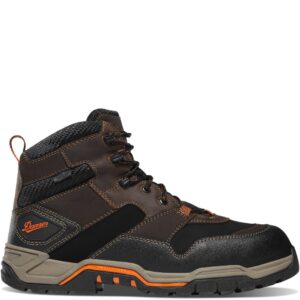 A right profile facing Danner Men's Field Ranger Waterproof Composite Toe 6" Work Boot.