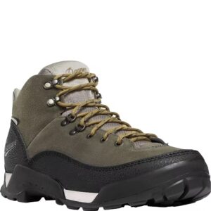 A 3/4 turned Danner Men's Panorama Mid Waterproof Hiking Boot.
