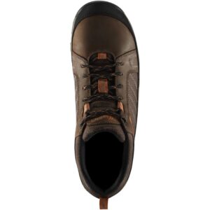 A bird's eye view of a Danner Men's Riverside Steel Toe Work Shoe.