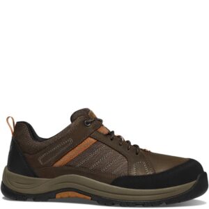 A right profile facing Danner Men's Riverside Steel Toe Work Shoe.