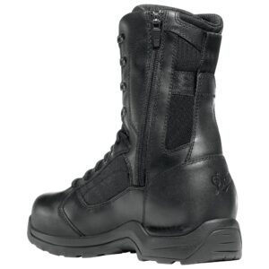 A look at the back and heel of a Danner Men's Striker Torrent Waterproof Side-Zip 8" Uniform Boot.