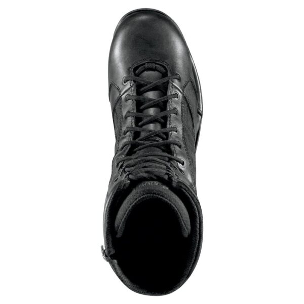 A bird's eye view of a Danner Men's Striker Torrent Waterproof Side-Zip 8" Uniform Boot.