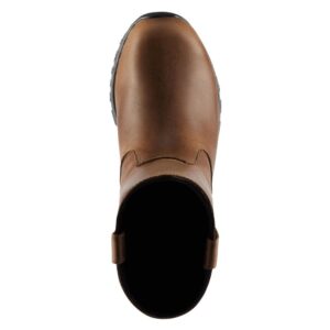 A bird's eye view of a Danner Men's Stronghold Waterproof Composite Toe Pull-On Work Boot.