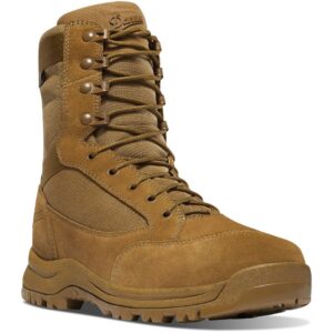 A 3/4 turned Danner Men's Tanicus Side-Zip Composite Toe 8" Uniform Boot.