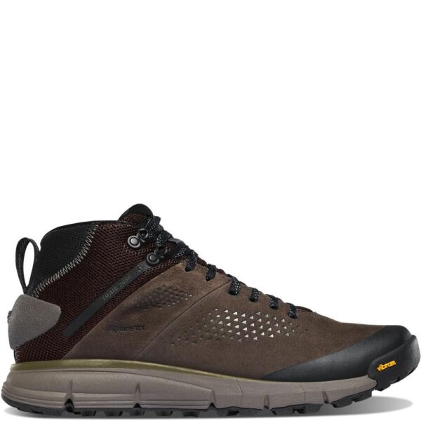 A right profile facing Danner Men's Trail 2650 Mid GTX Waterproof Hiking Shoe.