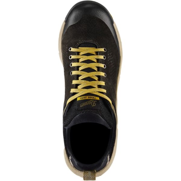 A bird's eye view of a Danner Men's Trail 2650 Mid GTX Waterproof Hiking Shoe.
