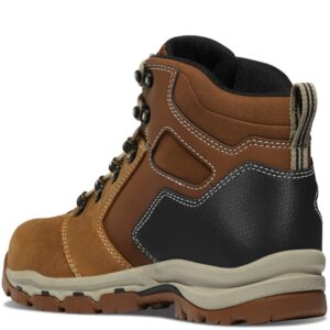 A look at the back and heel of a Danner Men's Vicious Waterproof Composite Toe Work Shoe.
