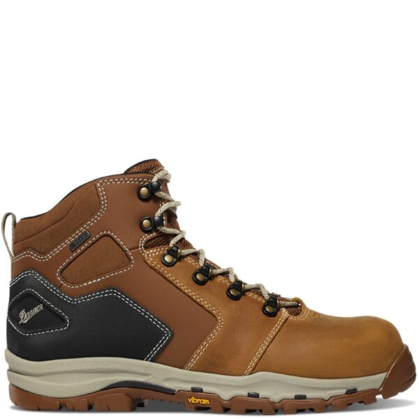 A right profile facing Danner Men's Vicious Waterproof Composite Toe Work Shoe.