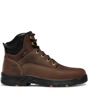 A right profile facing Danner Women's Caliper Waterproof Aluminum Toe 5" Work Boot.