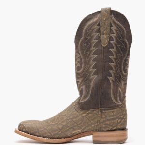 A left profile facing Durango Arena Pro Rustic Tobacco Western Boot.