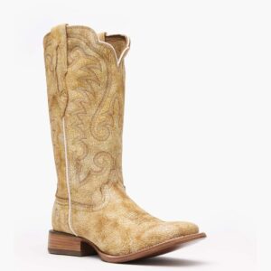 A 3/4 turned Durango Arena Pro Women's Cremello Western Boot.
