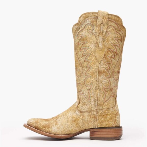 A left profile facing Durango Arena Pro Women's Cremello Western Boot.