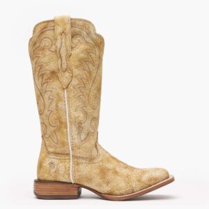 A right profile facing Durango Arena Pro Women's Cremello Western Boot.