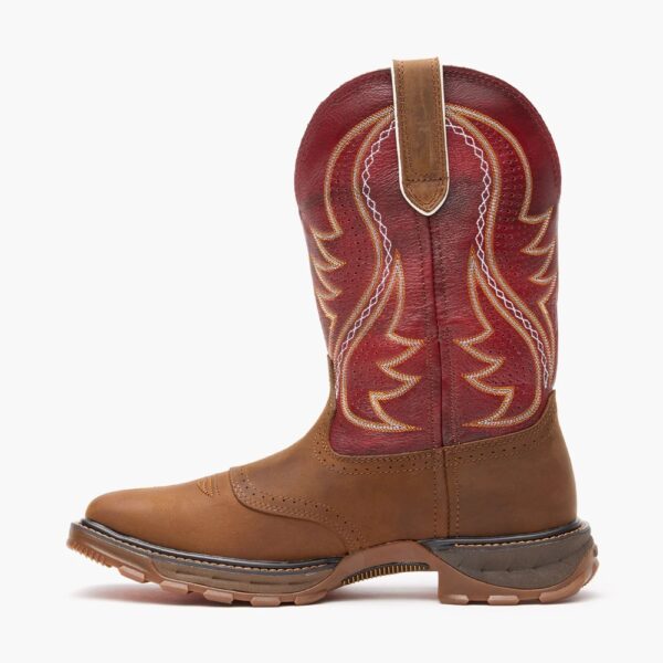 A left profile facing Durango Maverick XP Ventilated with InsulKul Pull-On Work Boot.