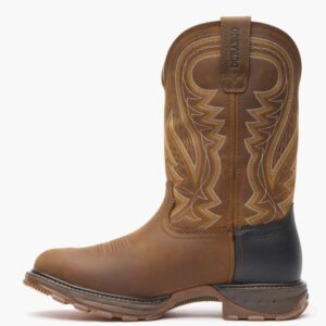 A left profile facing Durango Maverick XP Waterproof Pull-On Work Boot.